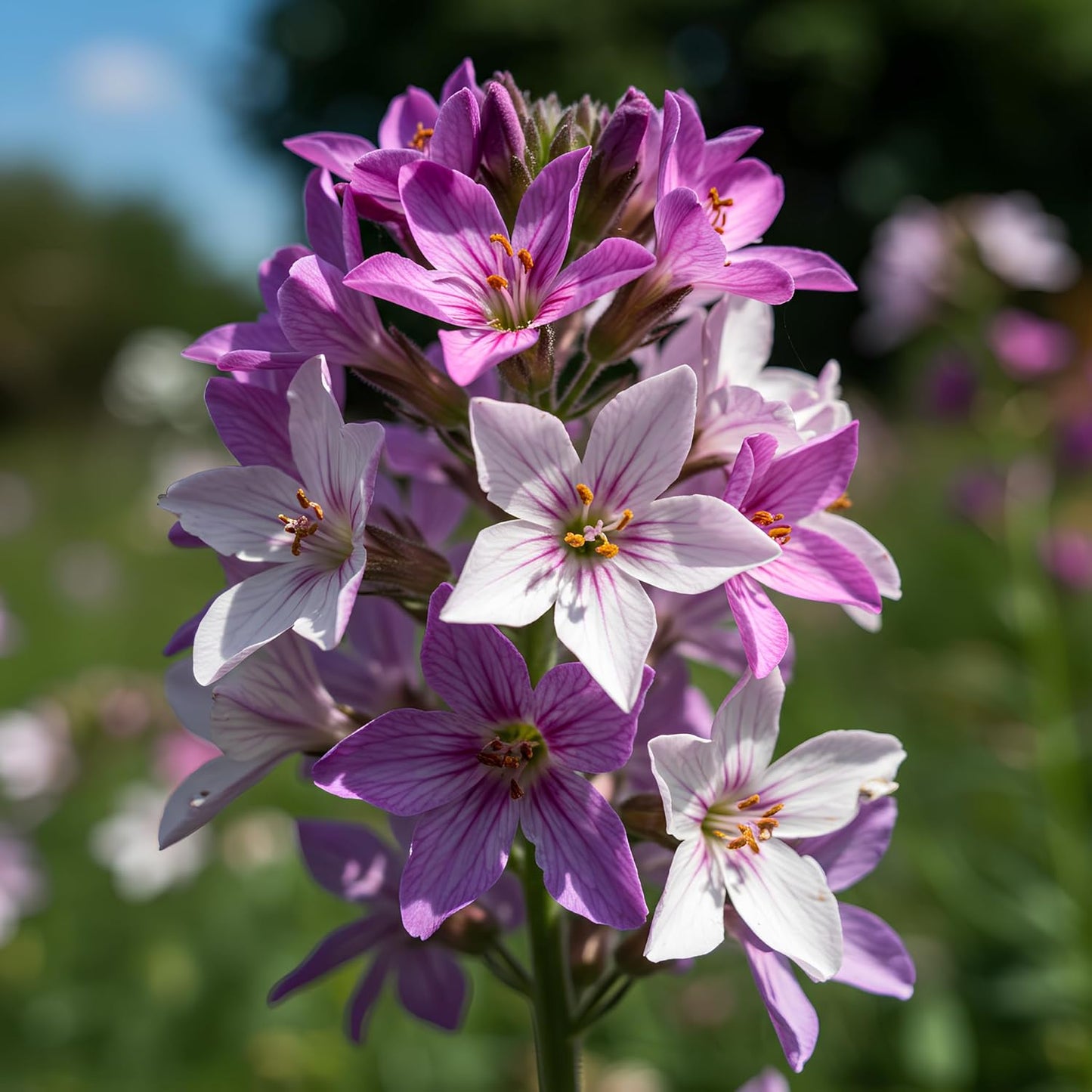 Staice Hybrid Mix Flower Seeds Pack - 50 Seeds, All Year Round Blooming, Easy Grow & Care - Seeds Ville