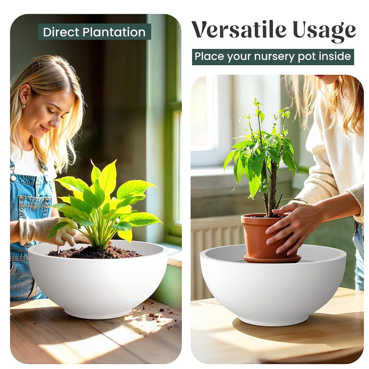 Seeds Ville FOXB KTR Durable Polymer Planter Pot