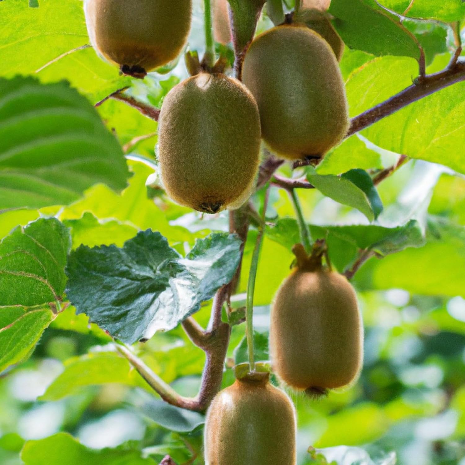 Kiwi Plant – Live Grafted Fruit Vine for Home Garden | Cold-Hardy, Fast-Growing Climber in Pot | Organic Kiwi Sapling (1)