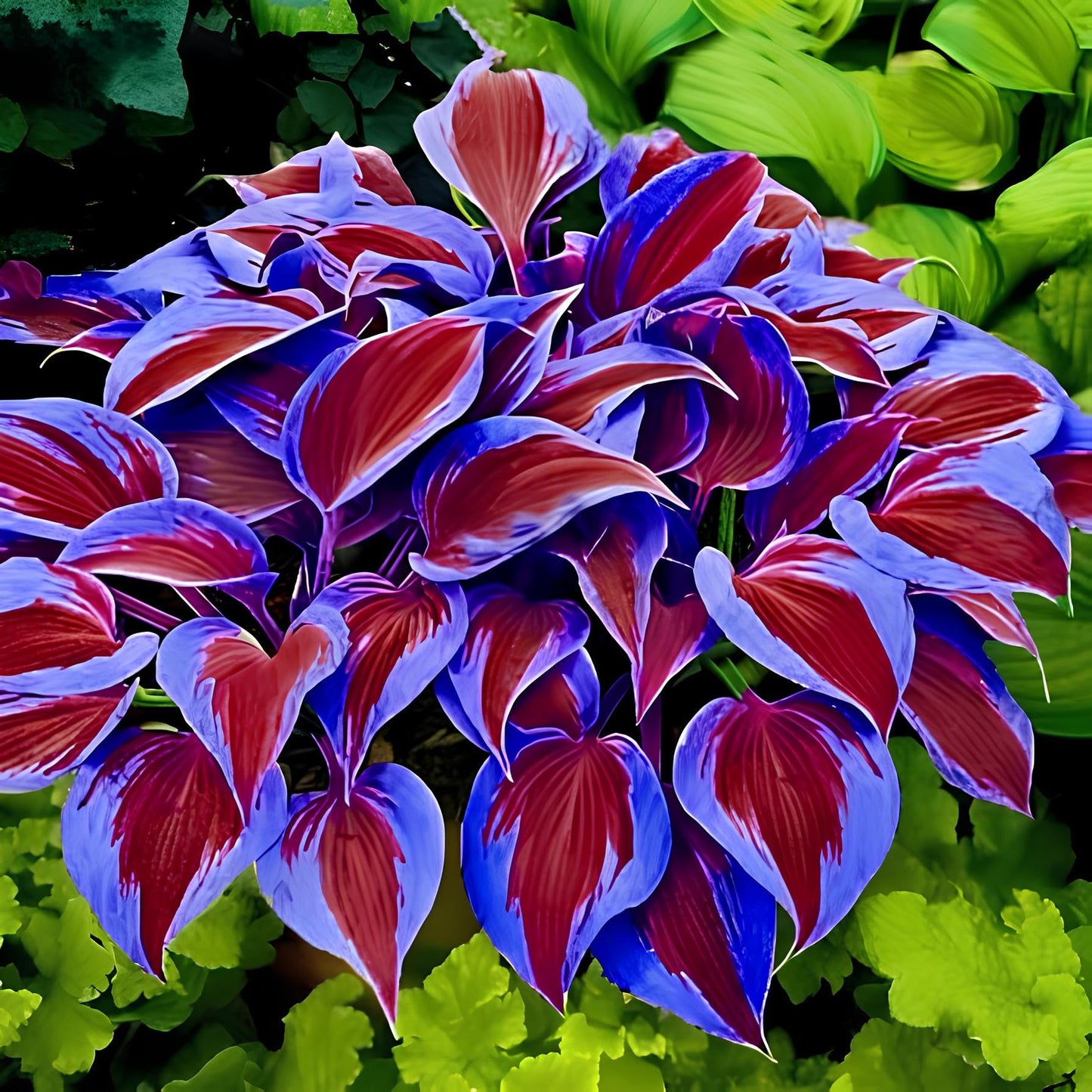 Hosta Seeds For Planting (200 SEEDS) Low Maintenance - Grow Indoor/Outdoor Both - Grow Year Round (HYBRID RAINBOW)