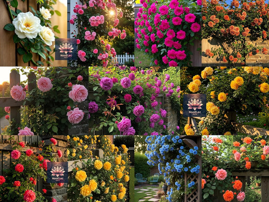 Seeds Ville | Hybrid Climbing Rose Flower Mix Seeds | 300+ Count | Low Maintenance | Grow All Year - Seeds Ville