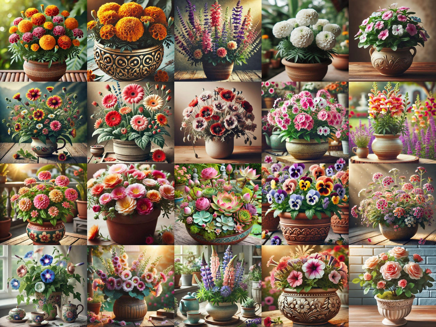 Blimburn Seeds- High Germination Hybrid Flower Seeds Combo Pack- All Year Flower Seeds Combo Pack (10 VARIETIES (400+ Seeds)) - Seeds Ville