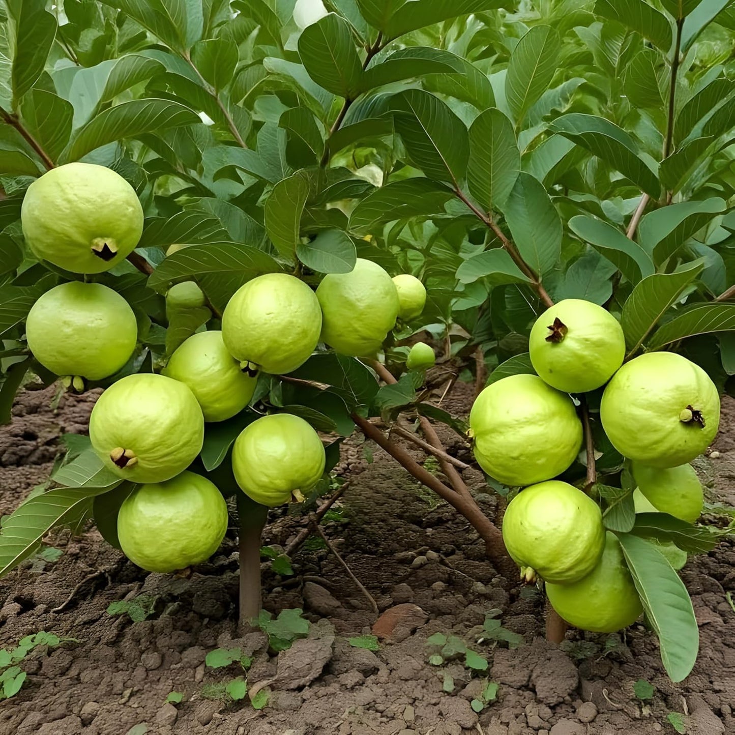 GreenCaart Thai Guava Plant Hybrid, All Seasons Sweet Variety, Seedless Amrud Tree, Pack of 1, Fruit After 1 Year - Seeds Ville