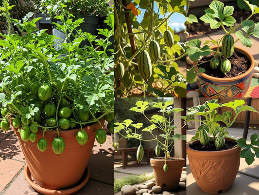 BlimBurn Cucamelon Mini Watermelon Organic Seeds - 50 Seeds, Easy Grow, Unique Variety - Seeds Ville