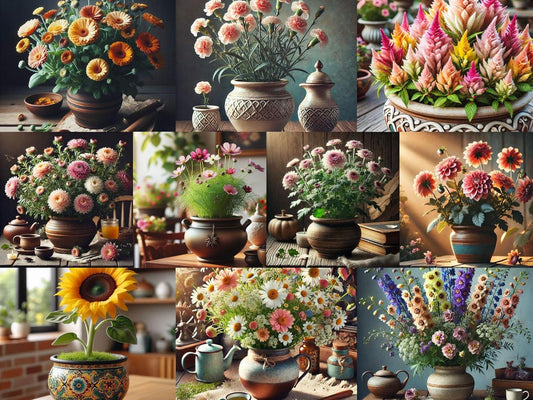 Blimburn Seeds- High Germination Hybrid Flower Seeds Combo Pack- All Year Flower Seeds Combo Pack (10 VARIETIES (400+ Seeds)) - Seeds Ville