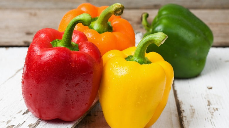 Organic Capsicum Mix Color, Bell Pepper Misticanza - Vegetable Seeds - 50+ Seeds - Seeds Ville