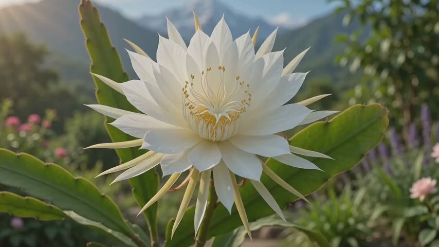 Seeds Ville Brahma Kamal Epiphyllum Oxypetalum Live Plant
